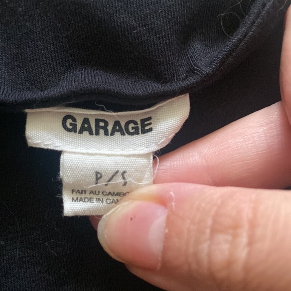 Garage Black Bandeau Top S - Picture 2 of 3